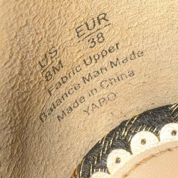 Sam Edelman Women's Yaro Floral Print Block Heel Open Toe Sandal Grey Size 8 - Picture 9 of 9